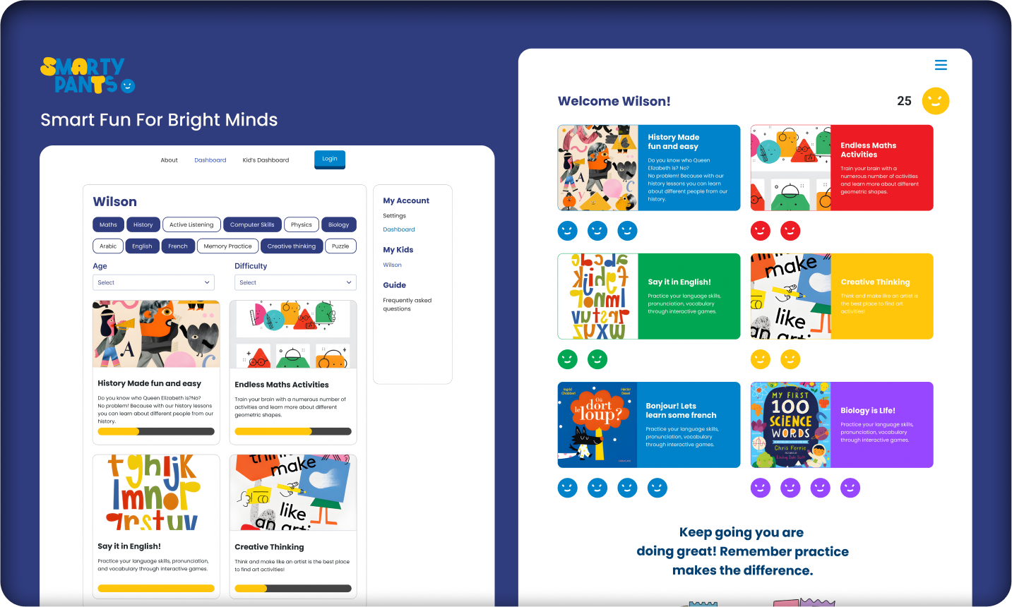 Skiltech cover page showcasing desktop website design mockups